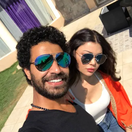 هيفاء وهبي ومحمد وزيري - الصورة من حساب محمد وزيري على تويتر