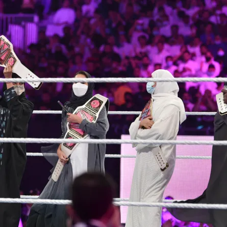 السعوديات الأربع على حلبة wwe