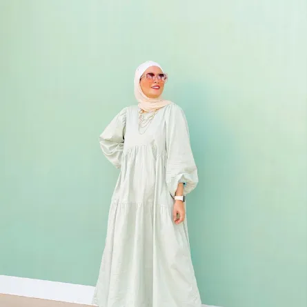 فستان ماكسي للمحجبات