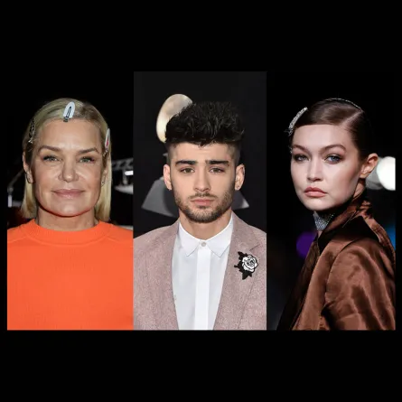  جيجي حديد ووالدتها وزين مالك - الصورة من موقع StyleCaster