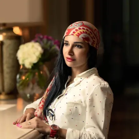 رشا شربتجي - الصورة من حسابها على فيسبوك