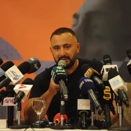 السقا خلال ندوة تكريمه أمس في مهرجان الجونة - الصورة من حساب السقا على فيسبوك