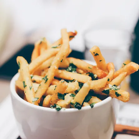 صورة لطبق من البطاطس