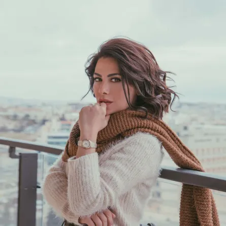 إطلالات شتوية من صبا مبارك