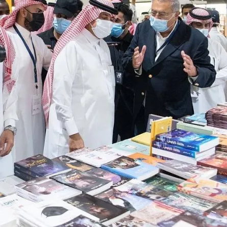 زار القصبي جناح جمهورية العراق ضيف شرف المعرض. المصدر (واس)