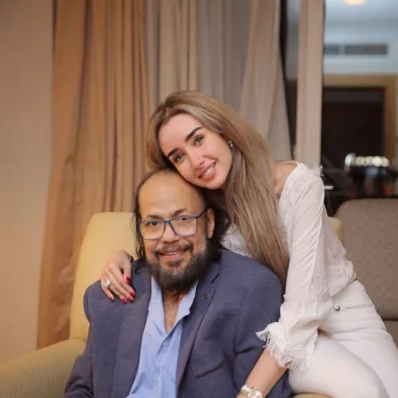 هنا الزاهد وطلعت زكريا - الصورة من حساب هنا الزاهد على انستغرام