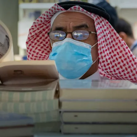 شهد معرض الرياض الدولي للكتب عدد من الفعاليات- الصورة من حساب معرض الكتاب بتويتر