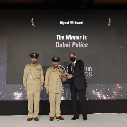 إيفاد شرطة دبي تحصد جائزة الموارد البشرية الرقمية خليجيًّا. الصورة من تويتر شرطة دبي