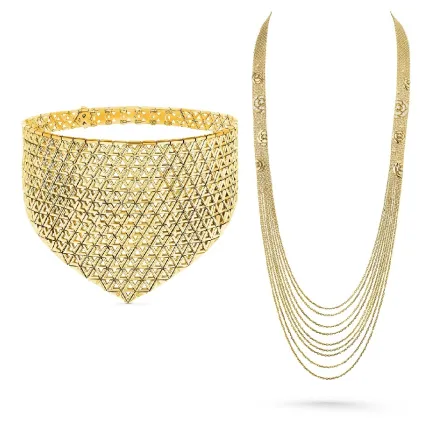 قلادات عصرية بلمسات أفريقية