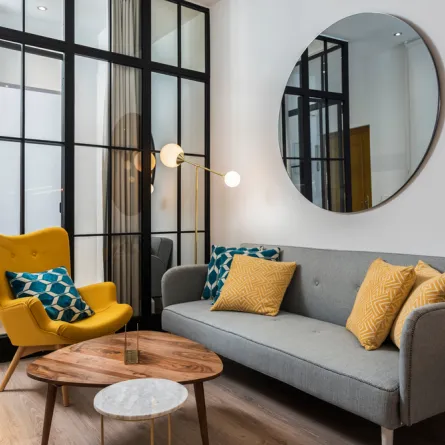 مرايا الحائط في الديكور 