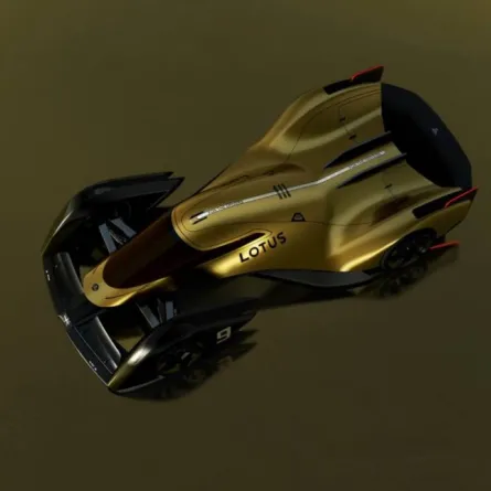 شكل سيارة لوتس للسباق عام 2030