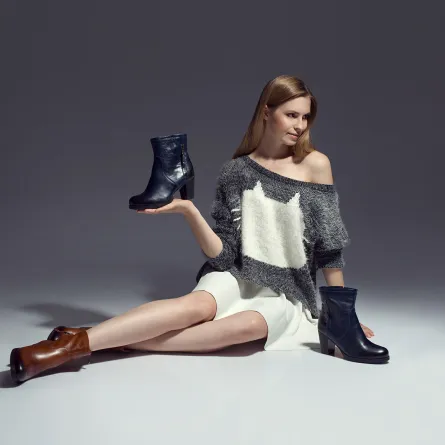 أحدث صيحات أحذية لجزمات الكاحل لموسم شتاء 2021