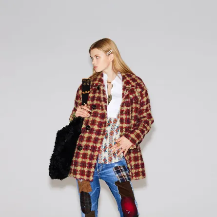 تنسيق البليزر الكاروهات