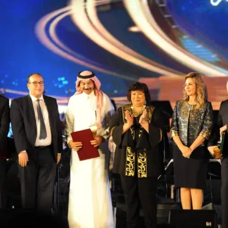 المكرمون في الدورة ال 30 لمهرجان الموسيقى العربية - الصورة من حساب دار الأوبرا المصرية على الفيس بوك