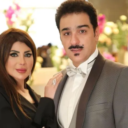 الهام الفضالة و شهاب جوهر - الصورة على حسابها في الانستغرام