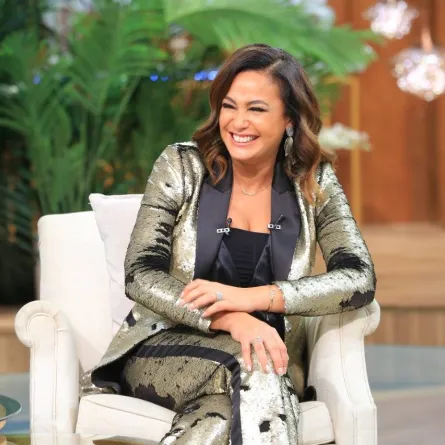 هند صبري من برنامج معكم منى الشاذلي - الصورة من الحساب الرسمي للبرنامج على الفيس بوك