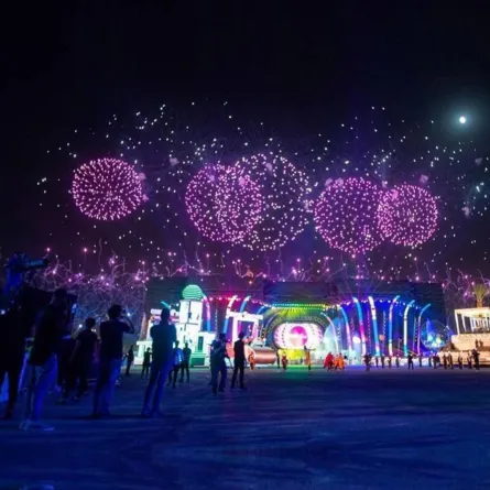 صورة لأماكن الترفيه في الأماكن العامة من موسم الرياض على حسابه الرسمي على أنستغرام