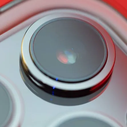 صورة مقربة من كاميرا آيفون