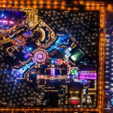 صورة بانورامية مذهلة لحجم بوليفارد رياض سيتي