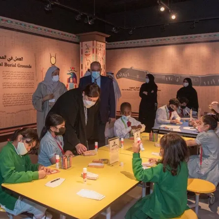 هيئة الشارقة للمتاحف تفتتح معرض "دير المدينة قرية فناني الفراعنة" - الصورة من موقع هيئة الشارقة للمتاحف على تويتر