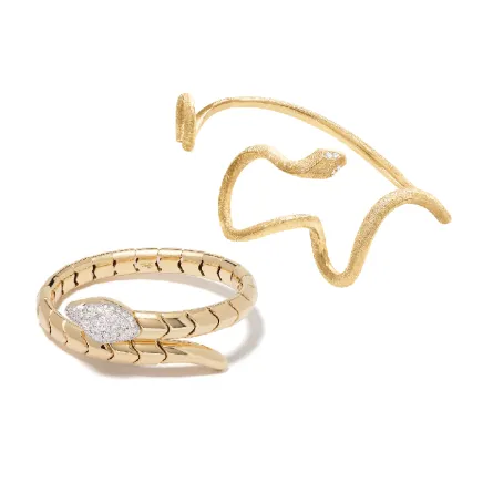 موديلات أساور على شكل ثعبان