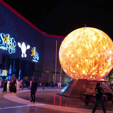 سالا هب أكبر صالة ألعاب مغلقة - الصورة من موقع موسم الرياض 2021