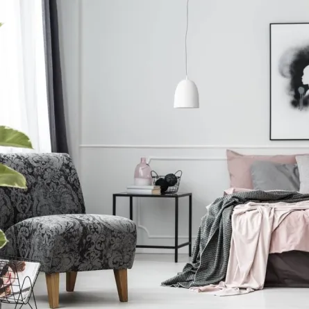 غرفة النوم رومانسية عصريّة