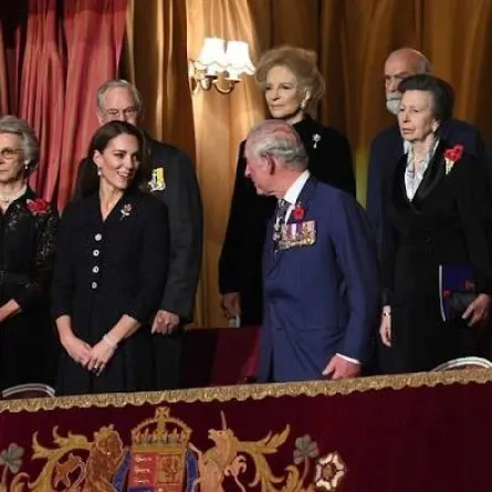 أعضاء العائلة المالكة البريطانية في الحدث- الصورة من موقع New my Royals