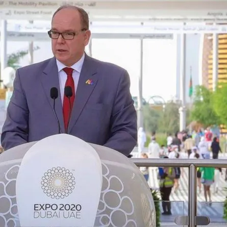 الأمير ألبرت- الصورة من حساب Pavillon Monaco 2020 على إنستغرام