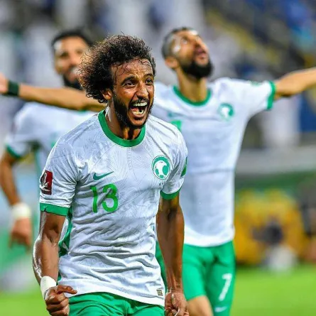 المنتخب السعودي يفوز- الصورة من واس