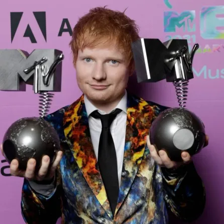 إيد شيران - الصورة من حساب MTV على انستغرام