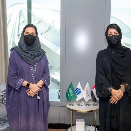 الأميرة هيفاء بنت محمد آل سعود تلتقي الوزيرة ريم الهاشمي في إكسبو دبي