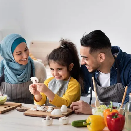 صورة لعائلة عربية