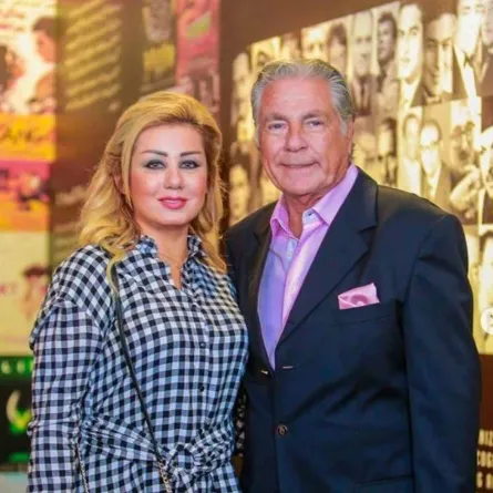 مصطفى فهمي وفاتن موسى - الصورة من حسابها على انستغرام