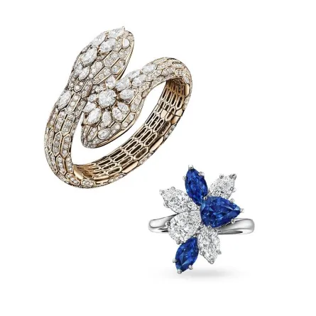 مجوهرات فخمة مرصعة بألماس وأحجار بتصميم الماركيز