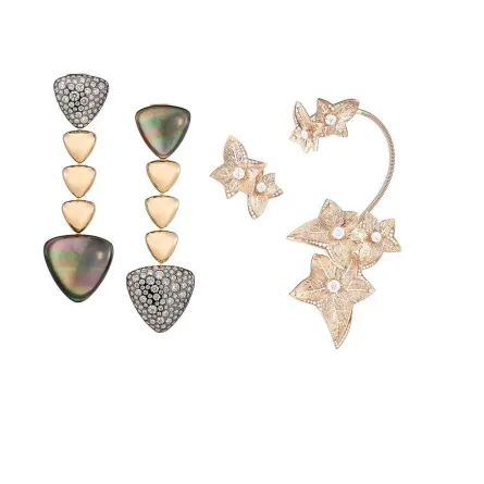 موديلات أقراط غير متماثلة لخريف 2021