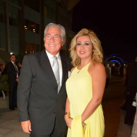 مصطفى فهمي وفاتن موسى - الصورة من حسابها على انستغرام