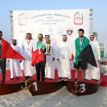 أبطال الإمارات. الصورة من وام