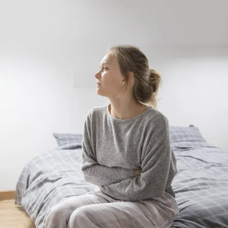 صورة لحامل تشعر بألم