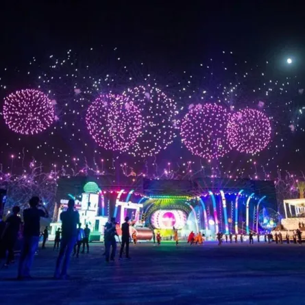  صورة لأماكن الترفيه في الأماكن العامة من موسم الرياض - الصورة من حساب الموسم الرسمي على انستغرام