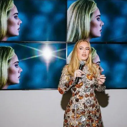 أديل- الصورة من حسابها على إنستغرام