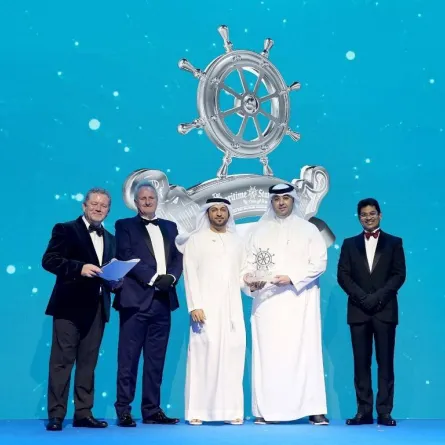 موانئ دبي تفوز بجائزة أفضل مشغل للمحطات البحرية وجائزة الابتكار والتكنولوجيا. الصورة من تويتر DP World UAE