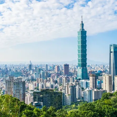 إطلالة أخّاذة على العاصمة تايبه