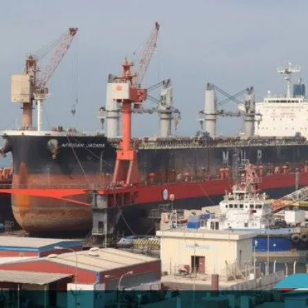 سفينة أفريكان جاكانا- الصورة من حساب موانئ على تويتر