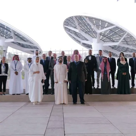 حفل جائزة الصحافة العربية - الصورة من حساب محمد بن راشد ’آل مكتوم على تويتر