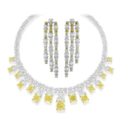 مجوهرات ألماس ملون لإطلالة أكثر فخامة في شتاء 2022