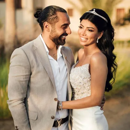 كارولين عزمي  من حفل خطوبتها - الصورة من حسابها على انستغرام