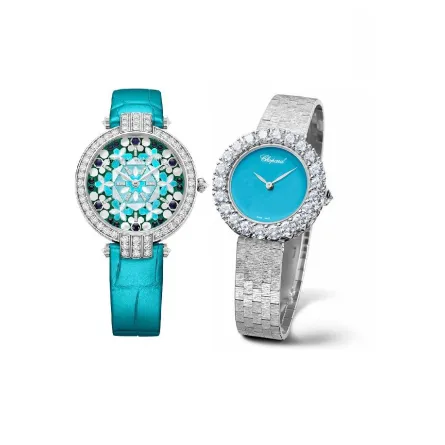 ساعات نسائية باللون التركوازي لشتاء 2022
