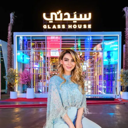 ستيفاني صليبا حلت ضيفة على "بيت سيدتي "الزجاجي" - تصوير محمد عثمان