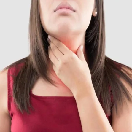 صورة لحامل تعاني من الغدة الدرقية